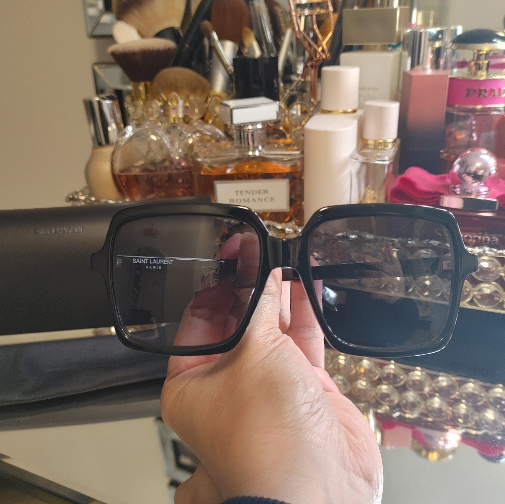 Saint Laurent Black Sunglasses